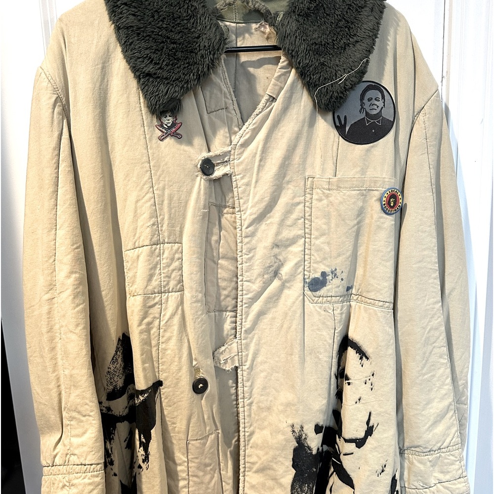 Local Boogeyman custom screen printed vintage jacket